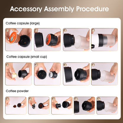 SADDLE  3 in 1 Portable Coffee Maker